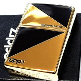 ZIPPO ライター チタン加工 ブラック&ゴールド おしゃれ 金チタンコーティング 彫刻 黒金 かっこいい 高級 メンズ ギフト プレゼント