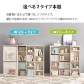 収納家具 ラック スライド棚付きコミック 大容量 幅120cm 奥行33cm コミック約285冊 扉付き収納 壁面収納 書斎 文庫本 DVD CD 書類 雑誌 絵本 漫画 整理 魅せて 隠して すっきり収納 木目調 リビング収納 高さ調節 縦積み 連結