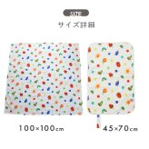 【ギフトセット】はらぺこあおむし マルチガーゼケット＆おむつ替えシート2点セット (ギフトボックス付き)  | 100×100cm 赤ちゃん 新生児 日本製 ダブルガーゼ   おむつ替えマット 綿100%  おくるみ出産祝い プレゼント ギフト