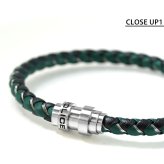 ポリス ブレスレット メンズ ブランド POLICE GRIPCORE GB0082304 グリーン シルバー アクセサリー