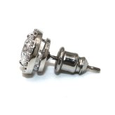 スワロフスキー swarovski ピアス Una ラウンドカット パヴェ 5636269 ウナ スタッドピアス アクセサリー レディース シルバー+ホワイト 海外正規品