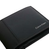 カルバンクライン CALVIN KLEIN REFINED MIX BILLFOLD WITH COIN 二つ折り財布 二折財布 lv04d1304g-ub1 メンズ BLACK