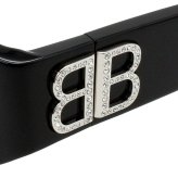 バレンシアガ BALENCIAGA サングラス アジアンフィット UVカット アイウェア フォックス BB0324SK-014 メンズ レディース ユニセックス ブラック+グレー 国内正規品