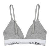 カルバンクライン Calvin Klein(CK) ブラ&ショーツ セット ロゴ 無地 ノンワイヤー アンダーウェア インナー 下着 QF8498+QF8520 レディース グレー