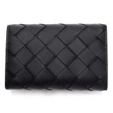 ボッテガヴェネタ BOTTEGA VENETA キーケース 6連 イントレチャート ブラック 黒 メンズ レディース 本革 レザー 編み込み スナップボタン キーリング付き 鍵入れ 630336 V3US1 8803 シルバー金具