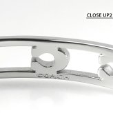 コーチ バングル レディース ブランド COACH シグネチャー C オープンワーク ブレスレット 571292RHO030 シルバー アクセサリー