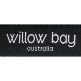 ウィローベイ ショルダーバッグ レディース ブランド WILLOWBAY ラージクロスボディバッグウィズロープ クロスボディ BLACK DENIM