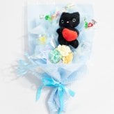 キャンディー フラワー ミニミニ ブーケ ギフト 卒業 卒園 オレンジ むらさき ピンク 赤 水色 青 黄緑 黄色 花 造花 誕生日 プレゼント ギフト 女性 母 祖母 女友達 退職祝い 結婚記念日 母の日 お祝い 発表会 子供 遊戯会 贈り物 送料無料