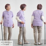 シニアファッション レディース 80代 70代 60代 90代 秋冬 あったか [装生] 日本製 乾燥機対応 透かし編み ニット ベスト おばあちゃん 服 誕生日 プレゼント 婦人服 女性 ハイミセス ミセス 祖母 お年寄り 老人 高齢者（csf-ft11-yi0116）