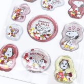 スヌーピー ＆ベル カプセルシール アイボリー 文具 SNOOPY