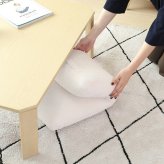 Chamill ミニマル座椅子 グレー・カーキ・アイボリー・オレンジ 4色展開 フロアチェア リクライニング コンパクト 一人掛け おしゃれ シンプル 新生活 家具 インテリア 不二貿易