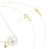 【無料ラッピング】  カナルヨンドシー Canal 4℃ アクセサリー K18 イエローゴールド ネックレス アコヤパール ダイヤモンド ブランド 正規品 新品 ギフト プレゼント 人気 おすすめ 誕生日 記念日 クリスマス 送料無料