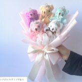 ぬいぐるみブーケ 【 くま束 】 かわいい花束 ランキング1位 発表会 誕生日 生誕祭 イベント 差し入れ 出産祝い 周年祝い 結婚式 結婚祝い 卒業祝い 卒園祝い 入学祝い 入園祝い 開店祝い くま ぬいぐるみ テディベア 花束 くま好き プレゼント