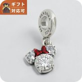 パンドラ PANDORA Disney Minnie Mouse Silhouette Dangle Charm ブレスレットチャーム 793533c01 レディース シルバー レッド