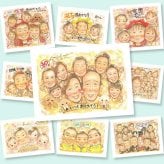 金婚式のプレゼントに、似顔絵で思い出を形にしませんか。大切なお祝いにも安心してご注文いただけます。 似顔絵 金婚式 ギフト 手描き 名入れ 贈り物 プレゼント 金婚式 結婚記念日 銀婚式 大人数 おばあちゃん おじいちゃん 家族 祖母 夫婦 修正無料 名入れ 下書き確認 かわいい 宝物 サプライズ 親孝行 結婚記念日 50周年 感謝 親孝行 長寿 感謝の品 バレンタインデー 白寿祝い 大量注文