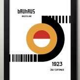 日本製 バウハウス BAUHAUS ミッドセンチュリー A3 サイズ ポスター アート おしゃれ 絵画 インテリア 北欧 イラスト マット紙 艶消し アートパネル 額 フレーム デザイン 壁掛け ギフト 新築祝い ディスプレイ  速達 送料無料