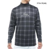 トミーヒルフィガー ゴルフ メンズ スムース裏起毛 チェック柄 長袖ハイネックシャツ TOMMY HILFIGER THMA672 2026年秋冬モデル お誕生日祝い お祝い 記念品 お父さん 父の日 彼氏 男性 30代 40代 50代 60代  還暦祝い 敬老の日 人気プレゼント プレゼント