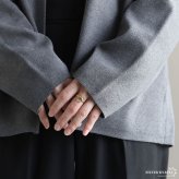 ステンレス カニリング 蟹 ゴールドリング 個性的 ゴールド 18K GP フリーサイズ レディース 女性 指輪 金属アレルギー対応