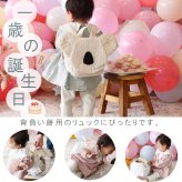 【名入れ】一升餅セット 名入れベビーリュック  日本製 一升餅リュック セット 名入れ キルティング　コアラ ベビーリュック こあら 背負い餅用リュック クリスマスプレゼント 贈答用ラッピング対応 かわいい ギフトボックス入り 男の子 女の子 1歳  出産祝い ギフト 誕生日 プレゼント お名前 贈り物 赤ちゃん お祝い 一升米 個包装 国内産 紅白餅 紅白まる餅 紅白もち 小分け 0065set