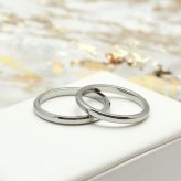 angel ring（アンジェリーク）｜2mm幅 華奢ステンレスペアリング｜ シンプル 重ね付け 細めデザイン 結婚指輪 刻印 記念日 ジーラブ
