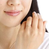 指輪 K18WG ホワイトゴールド 0.25ct ライトブラウン ダイヤモンド リング 11号 ジュエリー アクセサリー レディース 18金 18K ダイヤ ギフト プレゼント
