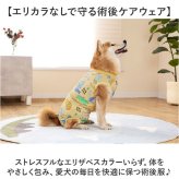 犬用術後服 通販 術後ウェア 傷口保護 傷舐め防止 避妊去勢手術後 エリカラ代替ウェア ドッグウェア オスメス兼用 犬用ロンパース 犬用カバーオール 伸縮性ストレッチ 背中ボタンタイプ 毛の飛散防止対策 全身保護ウェア 小型犬中型犬大型犬 四季通用ペット服