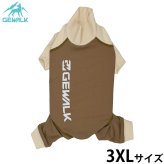ジウォーク GEWALK 光電子ロンパース 犬服 3XL モカベージュ