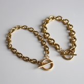 ステンレス マンテル チェーンブレスレット 幅2タイプ 2サイズ レディース あずき カットなし 幅6mm 8mm オーバル 丸み シンプル ベーシック カジュアル きれいめ 上品 アクセサリー 重ね付け デイリー 金属アレルギー対応