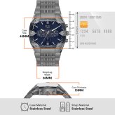 ディーゼル DIESEL 腕時計 メンズ クロノグラフ SPIKED CUSHION ステンレススチールウォッチ DZ4717【2026 新作】