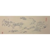 手ぬぐい 鳥獣戯画 古典 縁起 名作 注染 日本製 和柄 ギフト お土産