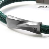 ポリス ブレスレット メンズ ブランド POLICE CONTORTO GB0081707 グリーン ガンメタル アクセサリー