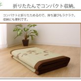 い草 い草マット 国産 マット ごろ寝マット フリーマット 『おじいちゃん 私の場所マット』 約70×150cm（中:固わた40mm）
