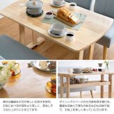 ダイニング家具 ダイニングテーブル 単品 Clara 幅120cm ナチュラル 北欧 おしゃれ 高級感 モダン 天然木 棚付き 食卓テーブル 机 カフェテーブル パソコンデスク 作業台 シンプル ワークデスク