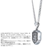 ライオンハート エンブレム ネックレス サージカルステンレス シルバー 金属アレルギー対応 メンズ ブランド