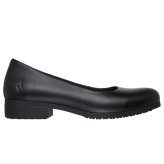 スケッチャーズ レディース ワークシューズ ナウリア パンプス 108322 SKECHERS Naulia 防滑 滑りにくい メモリーフォーム クッション 靴 ブラック 黒 仕事用 立ち仕事