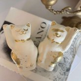 招き猫『サンダー＆スリーピー』セット置物 ギフト プレゼント 日本製 開店祝い