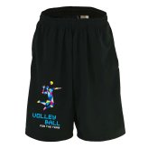 バレーボール ハーフパンツ ドライ メンズ ウェア レディース ジュニア 練習着 短パン 速乾 スポーツ 名入れ おしゃれ 半スボン 文字入れ無料 「ポリゴンシルエットのバレーボール」 アートワークスコウベ 【送料無料】