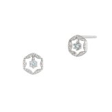 【無料ラッピング】 ヨンドシー 4℃ ピアス K10ホワイトゴールド 2025 Holiday Collection アイスブルーダイヤモンド レディースブランド 正規品 新品 ギフト プレゼント 人気 おすすめ 誕生日 記念日 クリスマス 送料無料