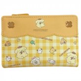 ポムポムプリン 財布 二つ折り 札入れ 30周年記念デザイン レディース キッズ キャラクター グッズ 合皮 サンリオ かわいい プレゼント ギフト サンリオ正規ライセンス品