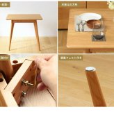 ダイニング家具 ダイニング3点セット ダイニングテーブルセット 幅80cm ダイニング テーブル チェア2脚 2人 おしゃれ ダイニングセット 3点セット 木製 無垢 北欧 オーク 天然木 正方形 2人用 二人用 2人掛け ナチュラル