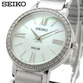 SEIKO 腕時計 セイコー 時計 ウォッチ ソーラークォーツ ビジネス カジュアル レディース SUP431P1 海外モデル [並行輸入品]