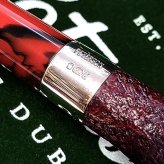 ピーターソン パイプ アイリッシュハープ 701 フィッシュテール シルバーマウント サンドブラスト Peterson スターリングシルバー 高級 タンカード パイプ本体 ブラウン おしゃれ アイルランド かっこいい 喫煙具 メンズ ギフト プレゼント