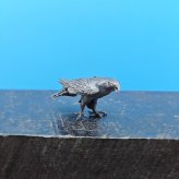 ワシ 置物 真鍮製 ミニチュア イーグル 鷲 オブジェ アンティーク調 動物 鳥 フィギュア インテリア 雑貨 デスク 飾り コレクション レトロ