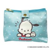 ポチャッコ ミラー付きポーチ 化粧ポーチ 小物入れ ティッシュケース付き マルチポーチ かわいい キャラクター グッズ サンリオ 雑貨 収納 メイクポーチ レディース キッズ サンリオ正規ライセンス品