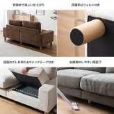 2.5人掛けソファ 幅162cm×奥行75cm×高さ72cm(座面高:45cm) 天然木 ポリエステル Sバネ 組立品 のびのびとリラックスしてお過ごしいただけます 横になってくつろぐのにもぴったり 程よい弾力の座面と背もたれが身体をやさしく支え 新生活