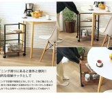 デスク チェア ワゴン キッチンラック キャスター付き 下ワゴン サイドワゴン サイドラック 収納ワゴン 収納ラック ラック 棚 省スペース コンパクト 用 オフィス家具 オフィス収納 木製 スチール ホワイト ブラウン linz iw-21 新生活