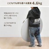 Noko　ミニテーブル　幅60 NKTB0349 完成品 テーブル シンプルスタイル ポップ 円形 アクリル キッズテーブル 子ども用 丸型 折りたたみ ローテーブル コンパクト メラミン天板幅60cm 奥行60cm 高さ27.5cm