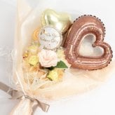 キャンディー バルーンフラワー ブーケ 花 プレゼント 造花 卒業 卒園 ギフト くすみカラー ピンク 水色 誕生日 女性 祖母 女友達 退職祝い 結婚記念日 母の日 両親 子供会 贈り物 推し活 推しカラー カスタム 風船 卒業 引退 送料無料（一部地域除外）