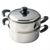陳建一 IH対応二段蒸し器22cm CK-072R  内祝 内祝い お祝 御祝 記念品 出産内祝い プレゼント 快気祝い 粗供養 引出物