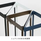 「ASPESH」 アスペシュ アンブレラスタンド （コーナー） IF-N0045 幅33 高さ58 アイアン 傘立て かさたて スタンド 玄関 モダン おしゃれ 北欧 シンプル スリム 完成品